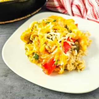 Easy and Cheesy Chicken Fajita Casserole