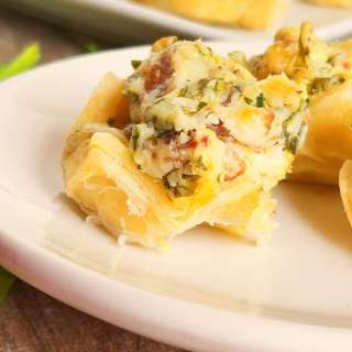 Mini Cheese and Spinach Tartlets