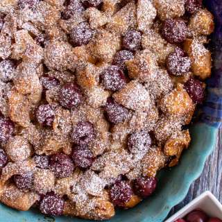 Kirschenmichel (German Bread Pudding with Cherries)