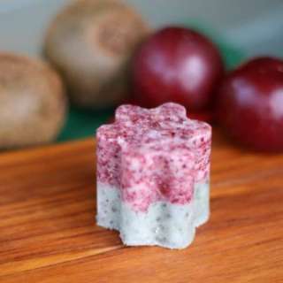 Simple Paleo Coconut Fudge - dairy & sugar free with natural colors