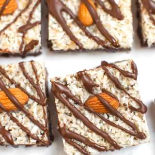 No-Bake Healthy Almond Joy Bars (low carb, vegan, gluten free, AIP)