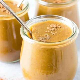 Easy Pumpkin Custard - paleo, low carb, vegan option