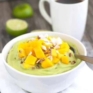 Creamy Avocado Lime Pudding - paleo & vegan
