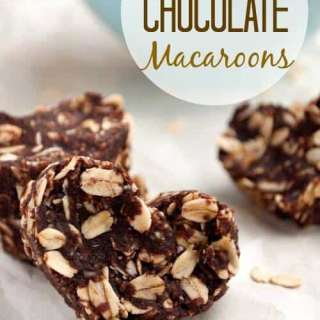 Healthy No-Bake Chocolate Coconut Macaroons (gluten, dairy, and sugar free)