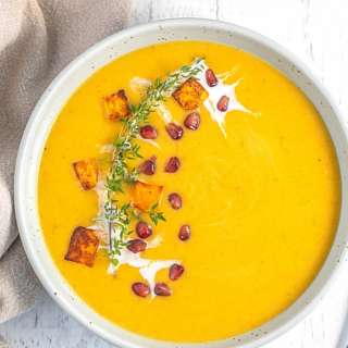 Easy Curry Butternut Squash Pear Soup