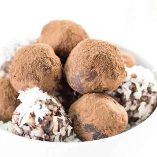 Easy Chocolate Avocado Truffles with a Kick - paleo & vegan