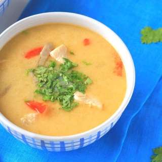 Low-Carb Thai Coconut Chicken Soup