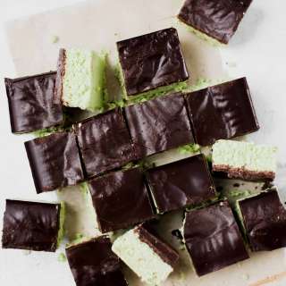 No-Bake Grasshopper Bars