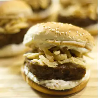 Meatloaf Sliders with Baconnaise