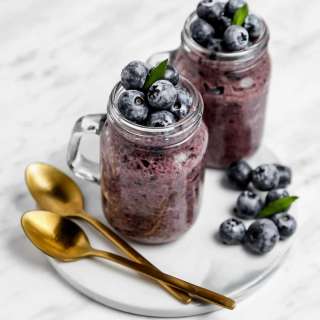 Blueberry Chia Pudding (vegan and keto)