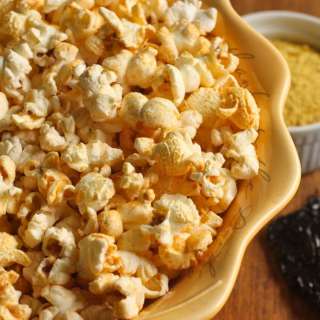 "Dorito" Popcorn - dairy free, gluten free, vegan