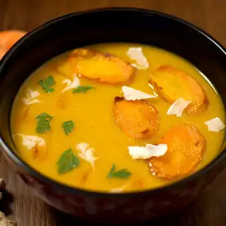 Recipe for Carrot, Ginger and Coconut Soup