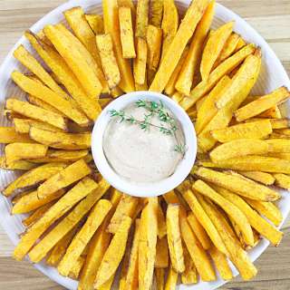 Crispy Butternut Squash Fries Air Fryer