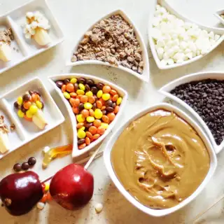Recipe for Kid Approved Candy Apple Dipping Bar