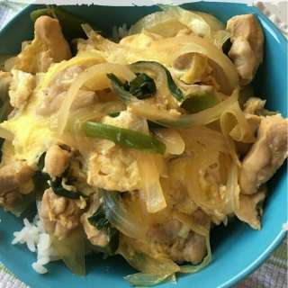 Oyako Donburi (Chicken & Egg with Rice)