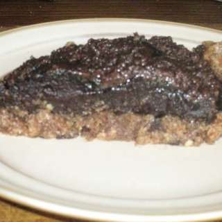 Chocolate Silk Pie with Grain-free Crust (dairy, grain and sugar free)