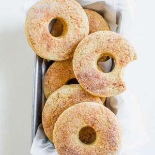 Cinnamon Baked Doughnuts (with gluten free and soaking option)