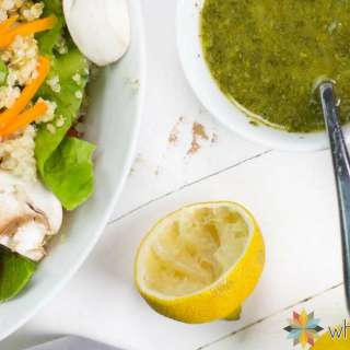Garden Veggie Quinoa Salad - gluten free with low-carb, AIP options