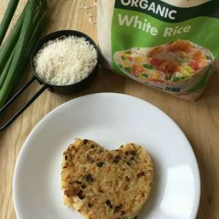 Bacon Fried Rice Cakes