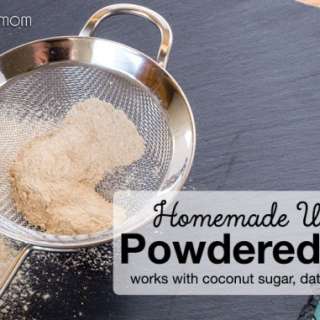 Homemade Unrefined Powdered Sugar