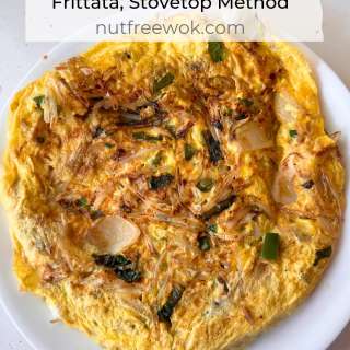 Fresh Pho Herbs Frittata, Stovetop Method