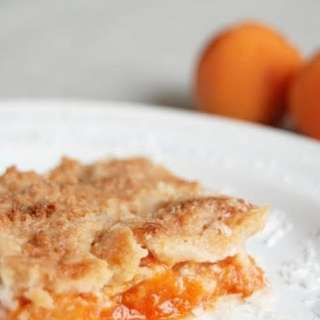 3-Ingredient Apricot Shortbread Crisp - paleo & vegan with low-carb option