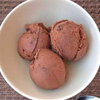 Vegan Mocha Chip Ice Cream (dairy, sugar, and coconut free)