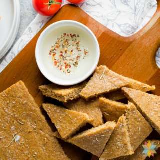 Focaccia Flax Flatbread Recipe (gluten and yeast-free with grain-free and vegan options)