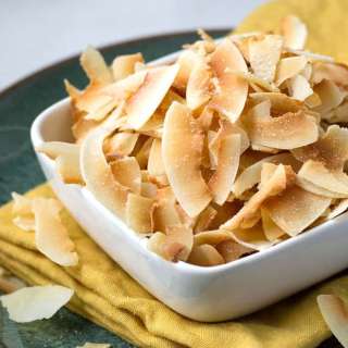Homemade Toasted Coconut Chips
