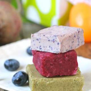 Naturally-Colored Dairy-Free Easter Fudge (dairy free and sugar free)