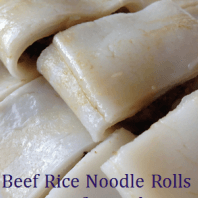 Beef Rice Noodle Rolls, Delicious Dim Sum!