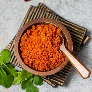 Dry Garlic Chutney for Vada Pav