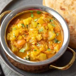 Lauki / Bottle Gourd Curry - Instant Pot Pressure Cooker