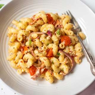 Baked Feta Pasta (with cherry tomatoes)