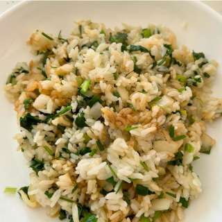 Aromatic Cilantro Onion Ginger Fried Rice