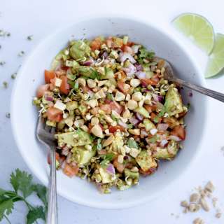 Sprouts Salad (Sprouted Mung Bean Salad)