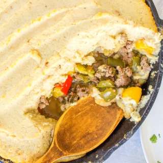Paleo Shepherd's Pie with Roasted Veggies (grain & dairy free, vegan option)