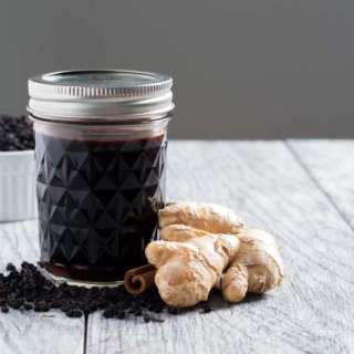 Easy Homemade Elderberry Syrup - low carb & AIP