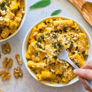 Easy Creamy Gluten-free Pumpkin Pasta