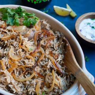 Instant Pot Lentils & Rice (Mujadara)