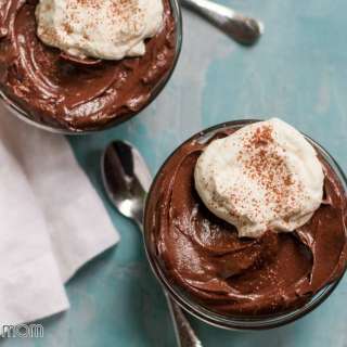 Dark Chocolate Avocado Pudding—Vegan and Keto