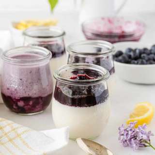 Dairy-free Coconut Panna Cotta 2 Ways--The Perfect Easy Fancy Dessert