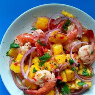 Spicy Prawn Mango Summer Salad