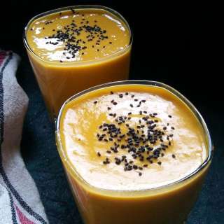 Mango Oats Breakfast Smoothie