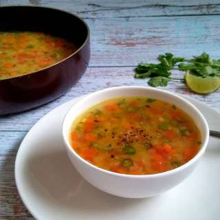 Easy Red Lentil and Vegetable Soup | Red Lentil Soup