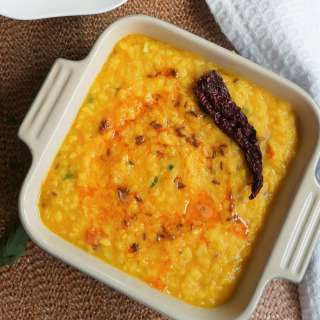 Moong Dal Fry / Split Yellow Lentils Soup - Instant Pot