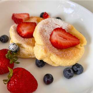 Japanese Souffle Fluffy Pancakes