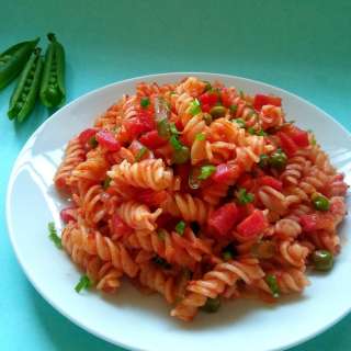 Desi Masala Pasta Recipe (Indian Style)
