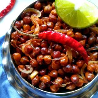 Stir Fry Kala Chana
