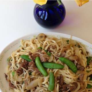 Beef Yaki Udon Recipe